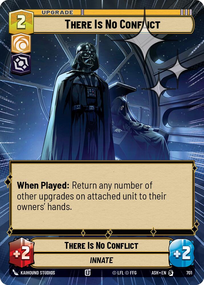 There Is No Conflict (701) (Hyperspace Foil) (701) [Ashes of the Empire] | Shuffle n Cut Hobbies & Games
