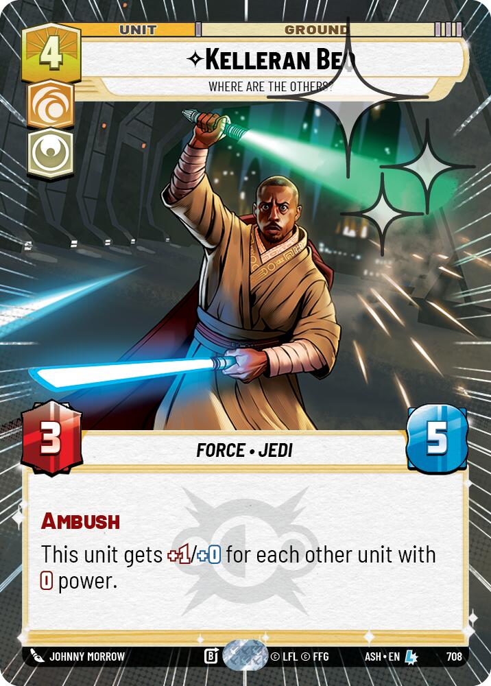 Kelleran Beq - Where are the Others? (708) (Hyperspace Foil) (708) [Ashes of the Empire] | Shuffle n Cut Hobbies & Games