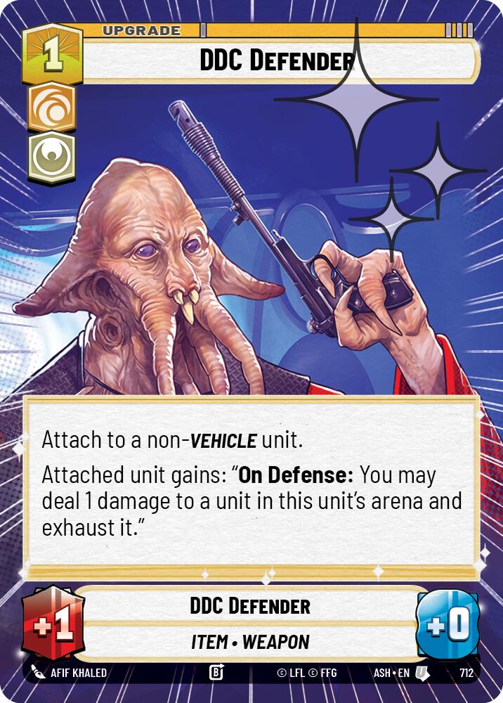 DDC Defender (712) (Hyperspace Foil) (712) [Ashes of the Empire] | Shuffle n Cut Hobbies & Games