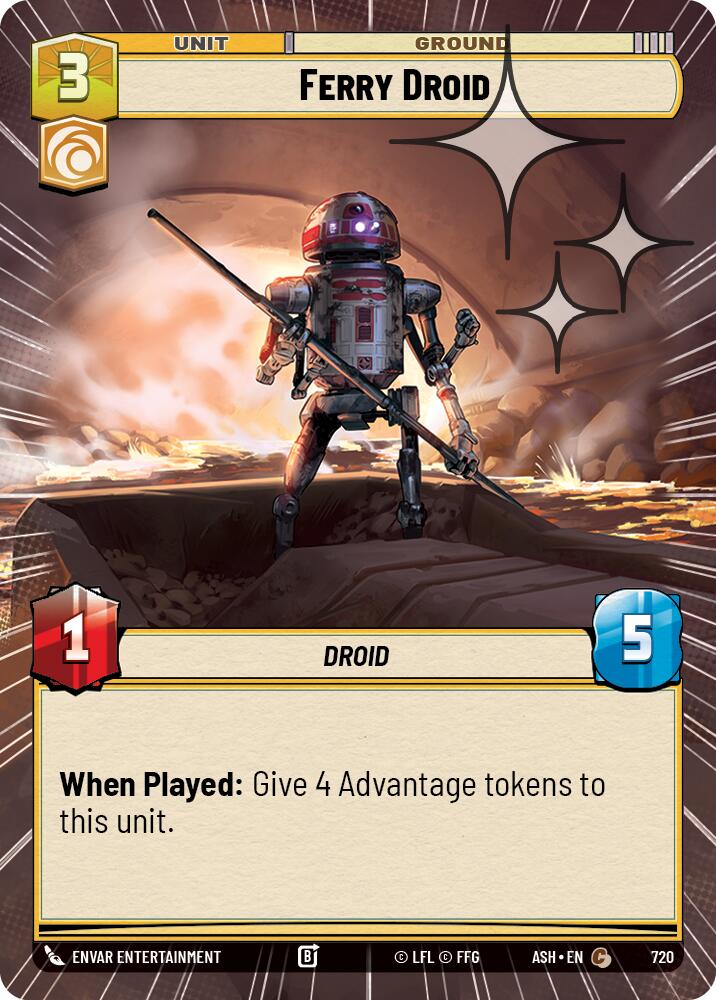 Ferry Droid (720) (Hyperspace Foil) (720) [Ashes of the Empire] | Shuffle n Cut Hobbies & Games