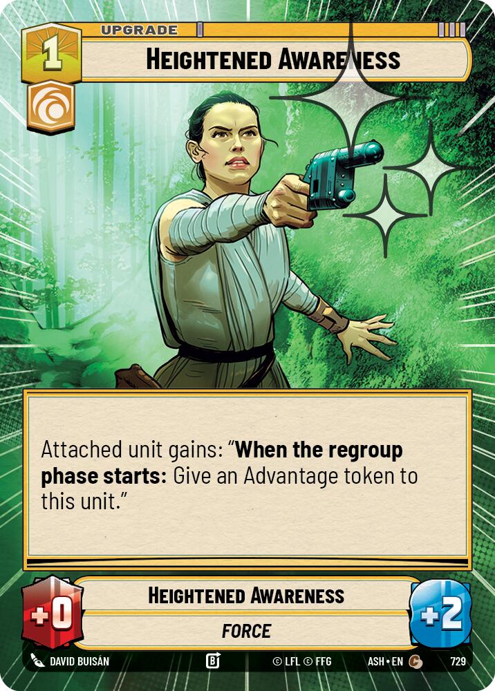Heightened Awareness (729) (Hyperspace Foil) (729) [Ashes of the Empire] | Shuffle n Cut Hobbies & Games