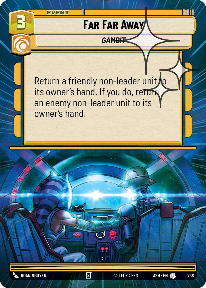 Far Far Away (738) (Hyperspace Foil) (738) [Ashes of the Empire] | Shuffle n Cut Hobbies & Games