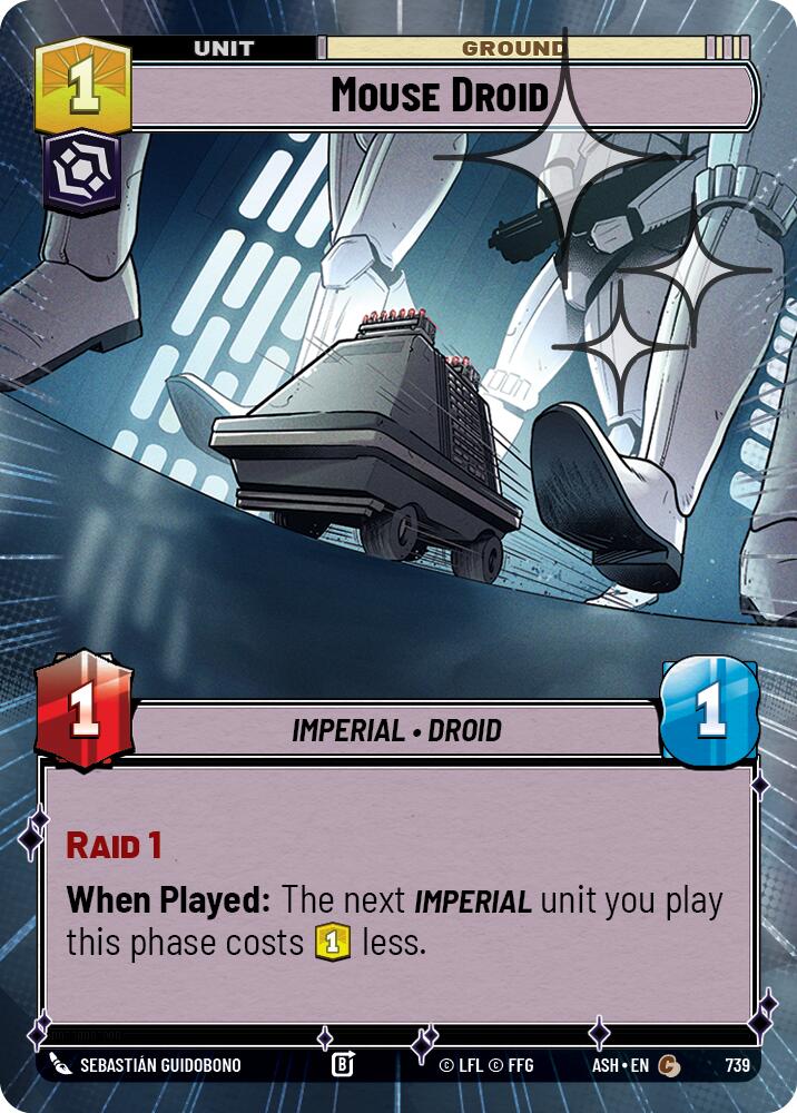 Mouse Droid (739) (Hyperspace Foil) (739) [Ashes of the Empire] | Shuffle n Cut Hobbies & Games