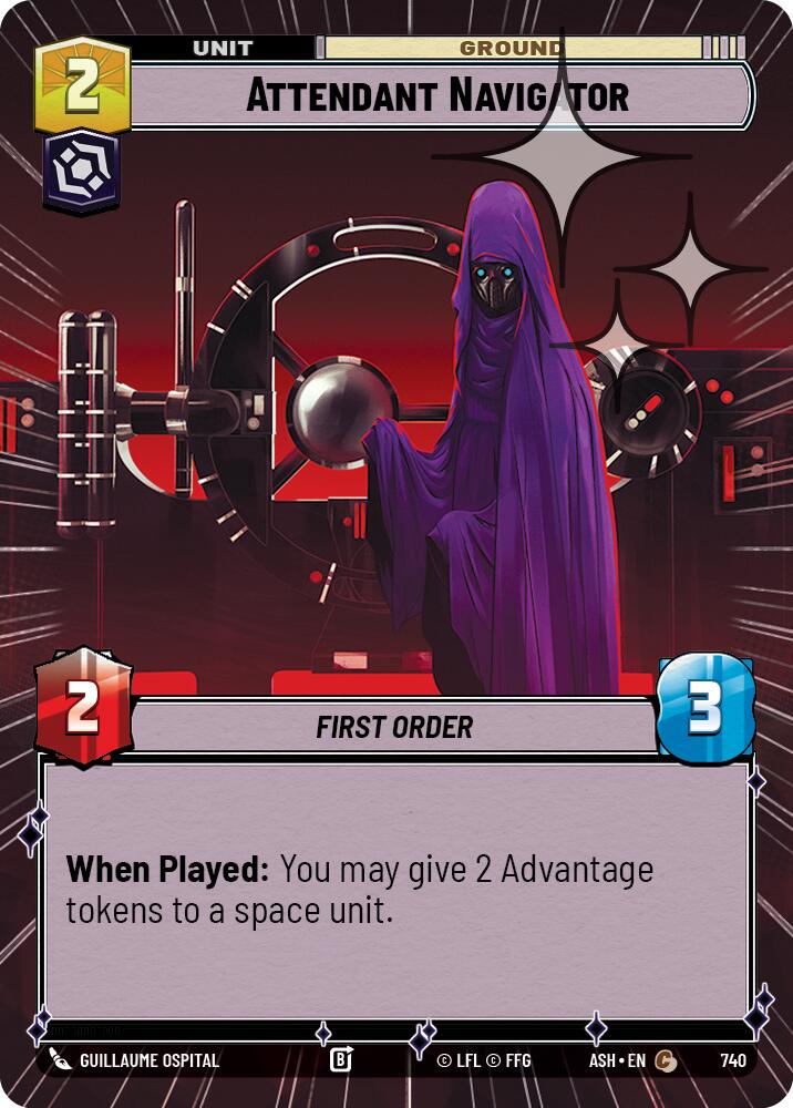 Attendant Navigator (740) (Hyperspace Foil) (740) [Ashes of the Empire] | Shuffle n Cut Hobbies & Games