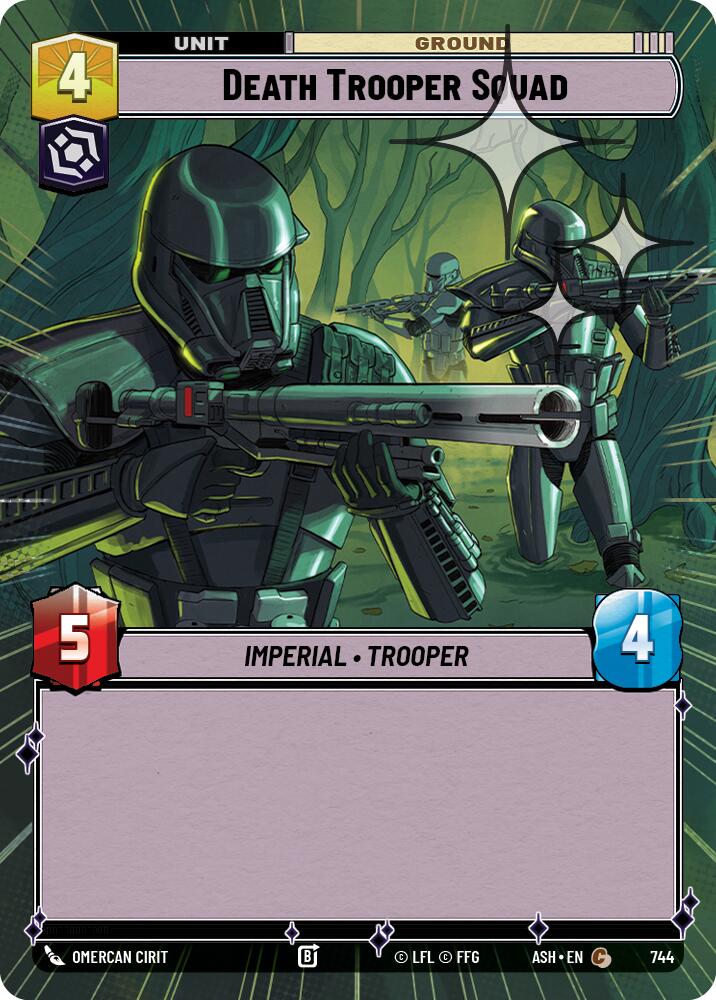 Death Trooper Squad (744) (Hyperspace Foil) (744) [Ashes of the Empire] | Shuffle n Cut Hobbies & Games