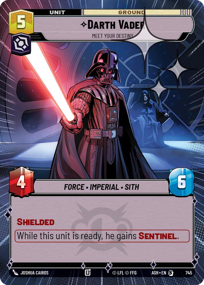 Darth Vader - Meet Your Destiny (745) (Hyperspace Foil) (745) [Ashes of the Empire] | Shuffle n Cut Hobbies & Games