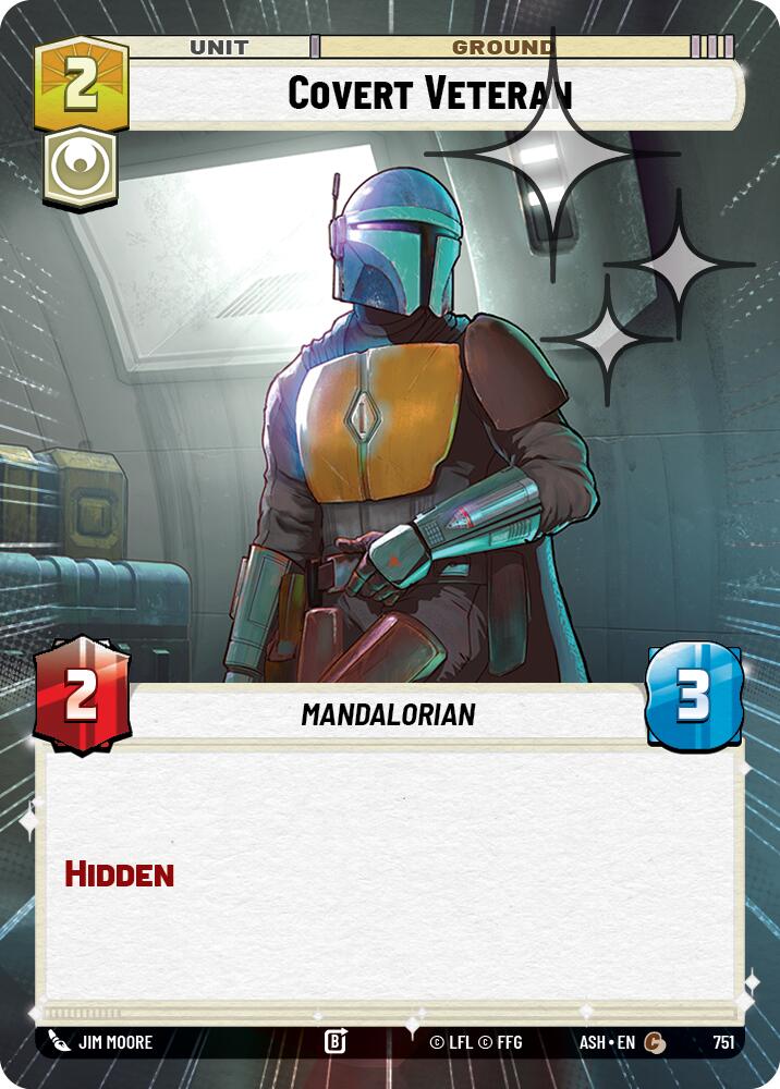 Covert Veteran (751) (Hyperspace Foil) (751) [Ashes of the Empire] | Shuffle n Cut Hobbies & Games