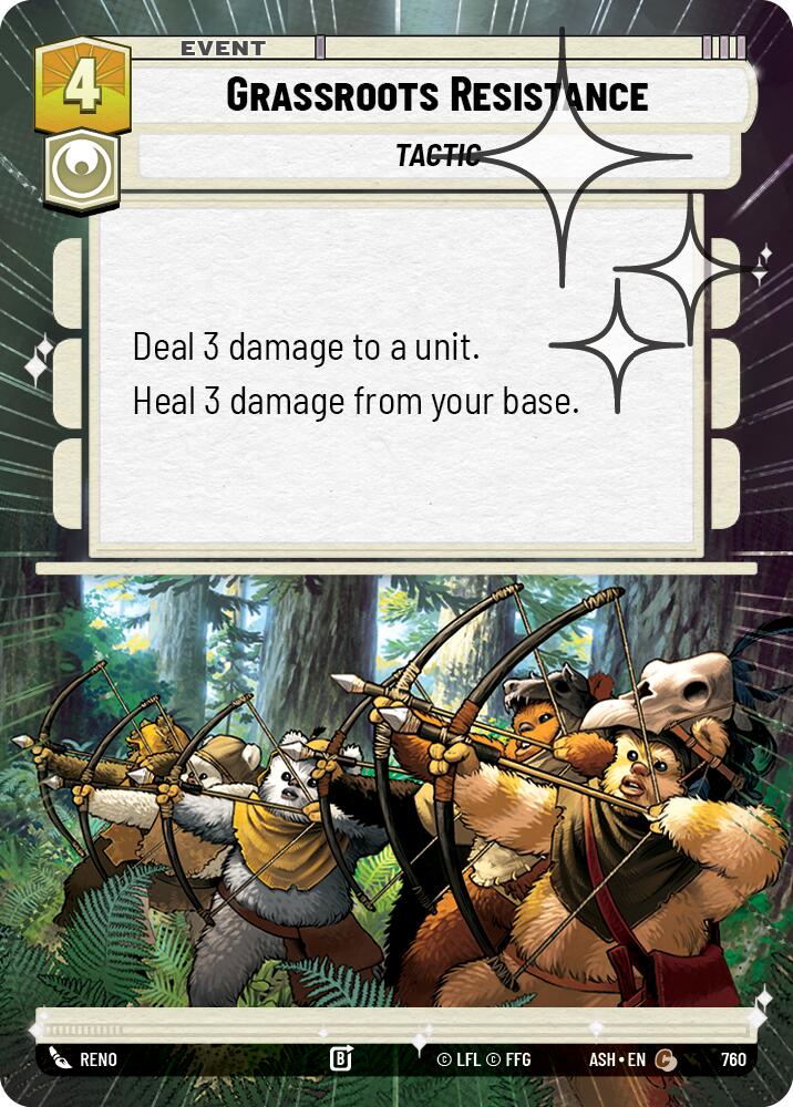 Grassroots Resistance (760) (Hyperspace Foil) (760) [Ashes of the Empire] | Shuffle n Cut Hobbies & Games