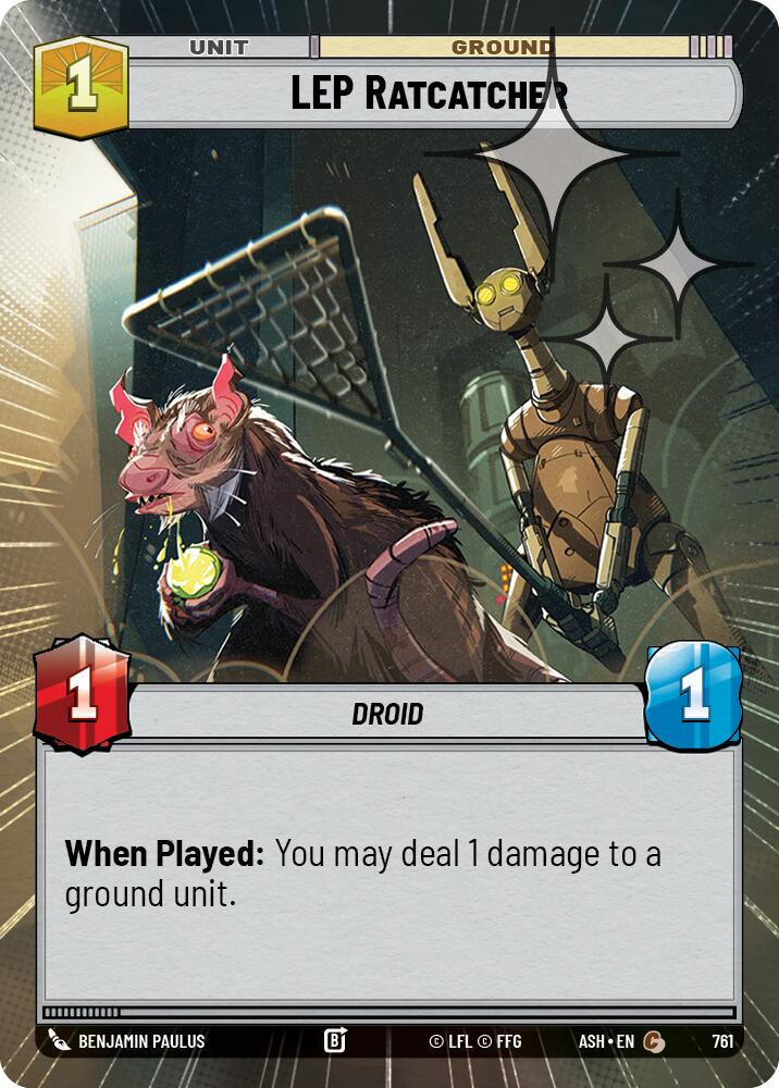 LEP Ratcatcher (761) (Hyperspace Foil) (761) [Ashes of the Empire] | Shuffle n Cut Hobbies & Games