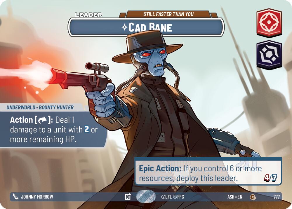 Cad Bane - Still Faster Than You (777) (Showcase) (777) [Ashes of the Empire] | Shuffle n Cut Hobbies & Games