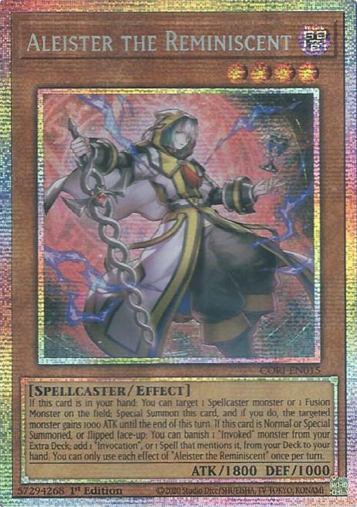 Aleister the Reminiscent (Starlight Rare) [CORI-EN015] Starlight Rare | Shuffle n Cut Hobbies & Games