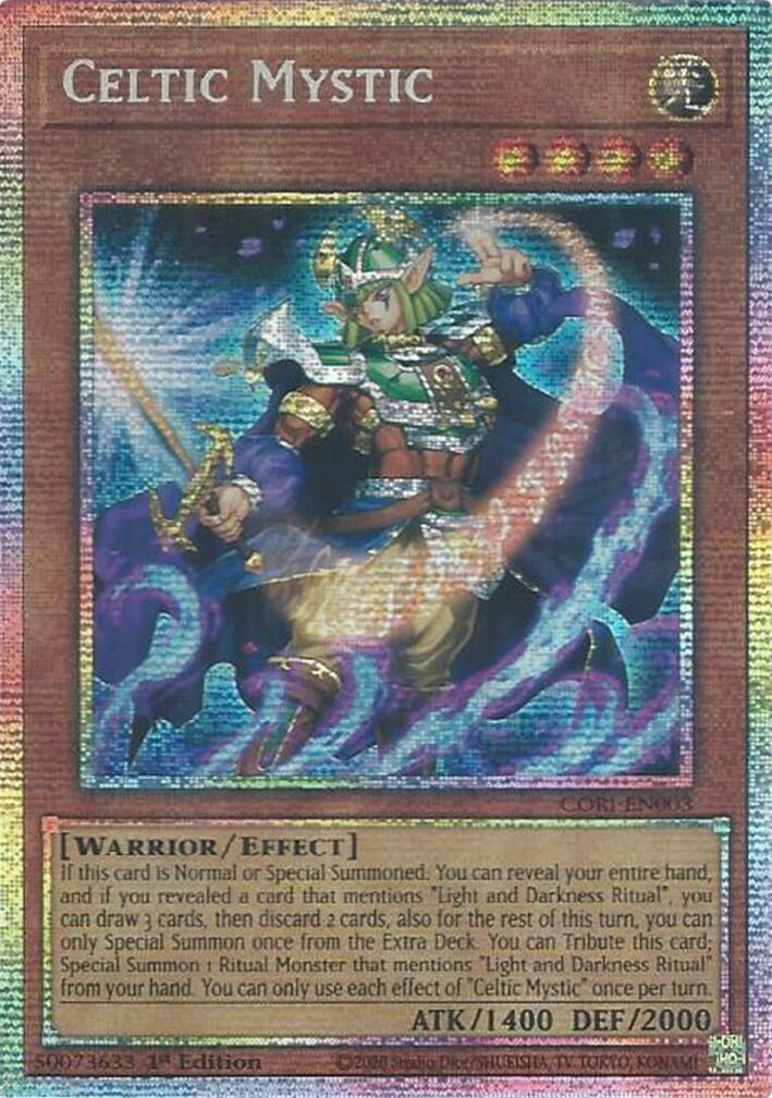 Celtic Mystic (Starlight Rare) [CORI-EN003] Starlight Rare | Shuffle n Cut Hobbies & Games