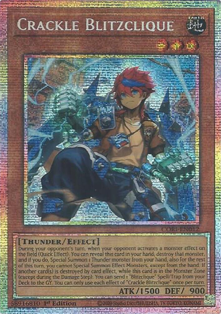 Crackle Blitzclique (Starlight Rare) [CORI-EN012] Starlight Rare | Shuffle n Cut Hobbies & Games
