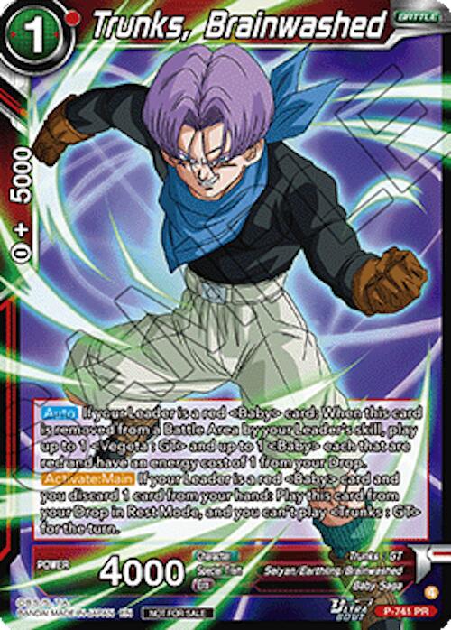 Trunks, Brainwashed (Ultra-Bout Series Tournament Pack Vol.3) (P-741) [Tournament Promotion Cards] | Shuffle n Cut Hobbies & Games