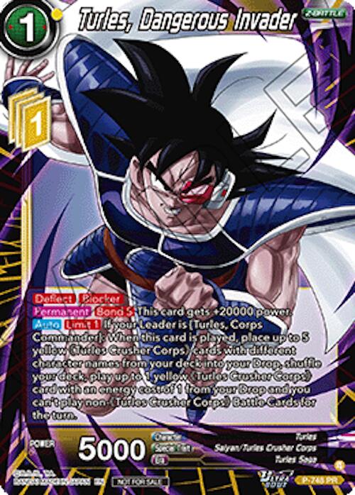 Turles, Dangerous Invader (Ultra-Bout Series Tournament Pack Vol.3) (P-748) [Tournament Promotion Cards] | Shuffle n Cut Hobbies & Games
