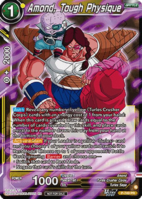 Amond, Tough Physique (Ultra-Bout Series Tournament Pack Vol.3) (P-749) [Tournament Promotion Cards] | Shuffle n Cut Hobbies & Games
