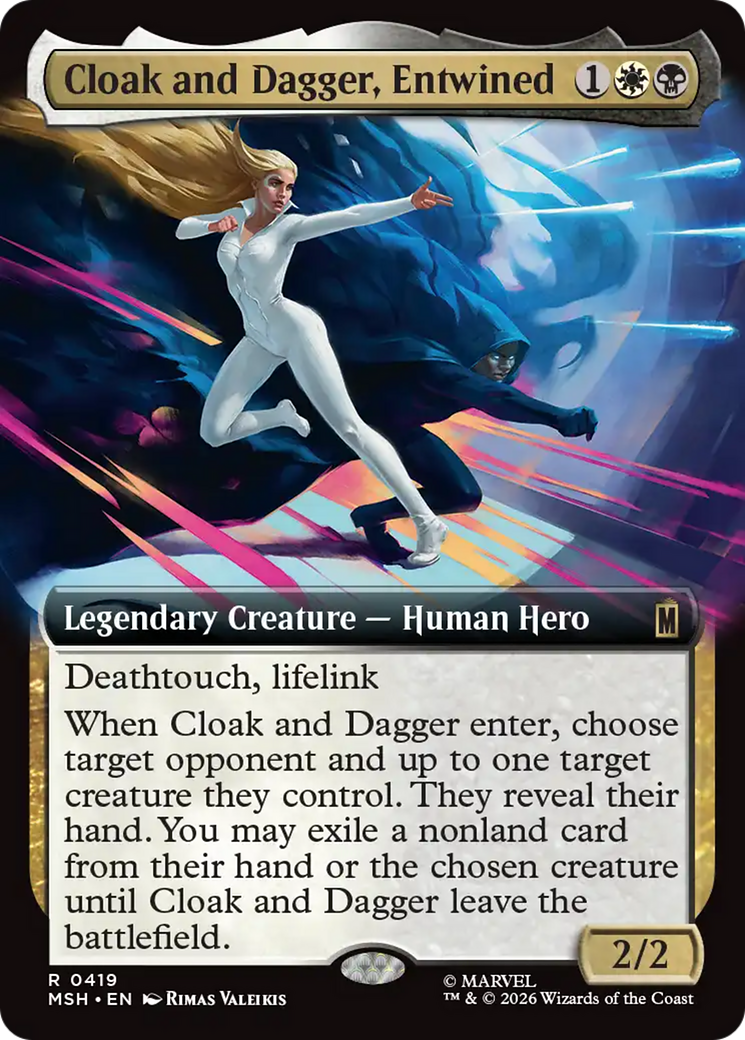 Cloak and Dagger, Entwined (Extended Art) [Marvel Super Heroes] | Shuffle n Cut Hobbies & Games