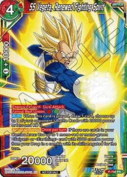 SS Vegeta, Renewed Fighting Spirit (Ultra-Bout Series Tournament Pack Vol.3) (P-754) [Tournament Promotion Cards] | Shuffle n Cut Hobbies & Games