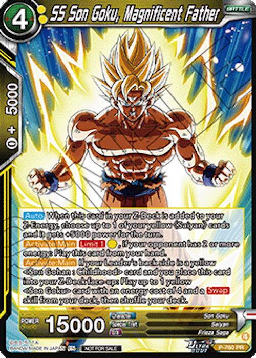 SS Son Goku, Magnificent Father (Deluxe Pack 2026 Vol.2) (P-760) [Tournament Promotion Cards] | Shuffle n Cut Hobbies & Games