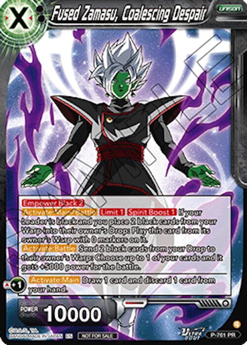 Fused Zamasu, Coalescing Despair (Deluxe Pack 2026 Vol.2) (P-761) [Tournament Promotion Cards] | Shuffle n Cut Hobbies & Games
