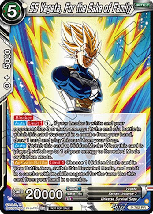 SS Vegeta, For the Sake of Family (Deluxe Pack 2026 Vol.2) (P-762) [Tournament Promotion Cards] | Shuffle n Cut Hobbies & Games