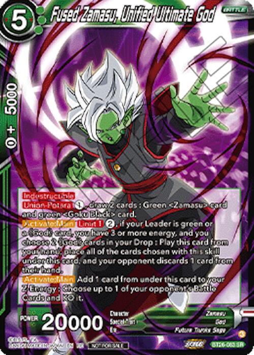 Fused Zamasu, Unified Ultimate God (Deluxe Pack 2026 Vol.2) (BT26-083) [Tournament Promotion Cards] | Shuffle n Cut Hobbies & Games