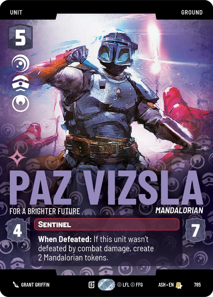 Paz Vizsla - For a Brighter Future (785) (Prestige) (785) [Ashes of the Empire] | Shuffle n Cut Hobbies & Games