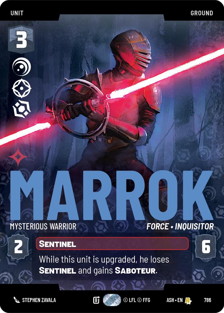 Marrok - Mysterious Warrior (786) (Prestige) (786) [Ashes of the Empire] | Shuffle n Cut Hobbies & Games