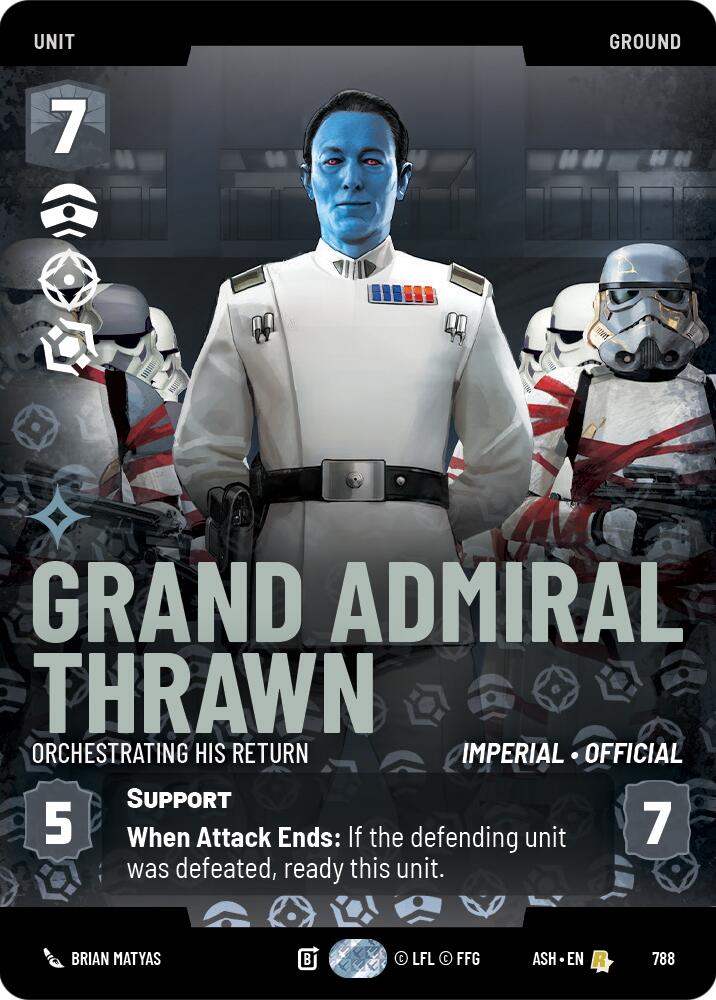 Grand Admiral Thrawn - Orchestrating His Return (788) (Prestige) (788) [Ashes of the Empire] | Shuffle n Cut Hobbies & Games