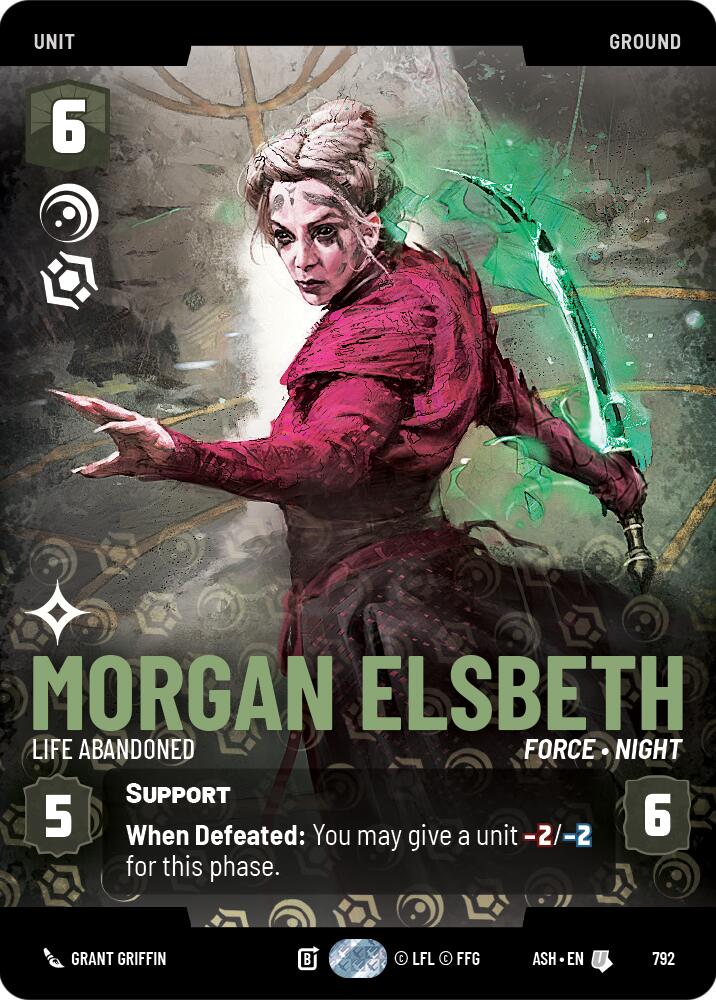 Morgan Elsbeth - Life Abandoned (792) (Prestige) (792) [Ashes of the Empire] | Shuffle n Cut Hobbies & Games