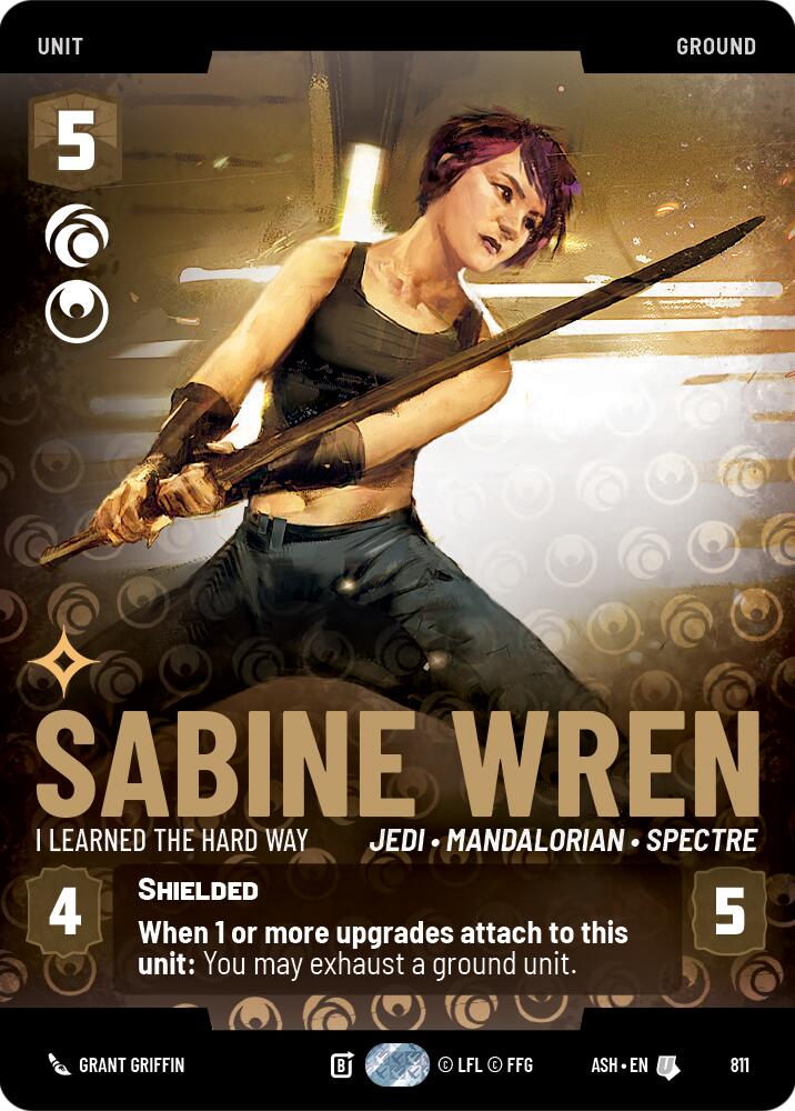 Sabine Wren - I Learned the Hard Way (811) (Prestige) (811) [Ashes of the Empire] | Shuffle n Cut Hobbies & Games