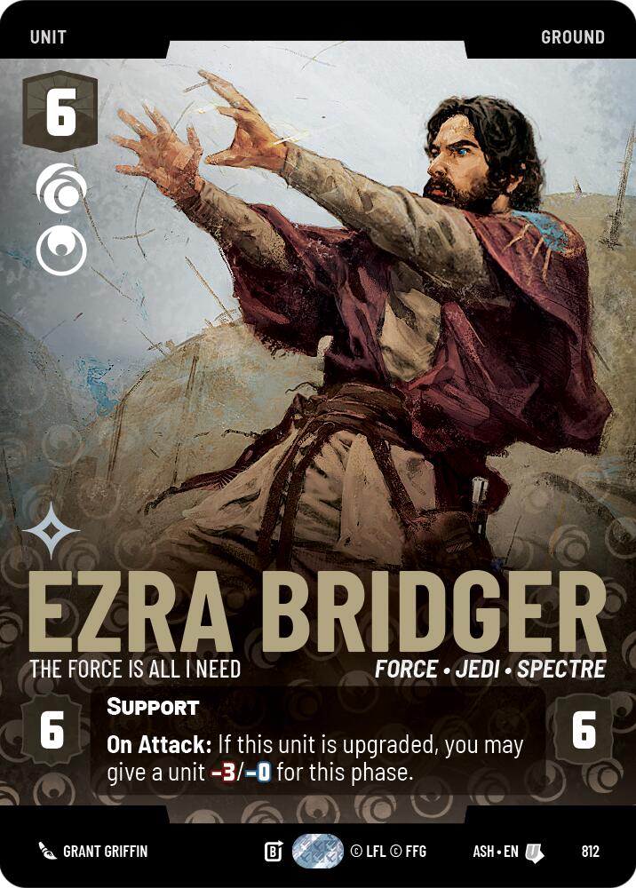 Ezra Bridger - The Force is All I Need (812) (Prestige) (812) [Ashes of the Empire] | Shuffle n Cut Hobbies & Games