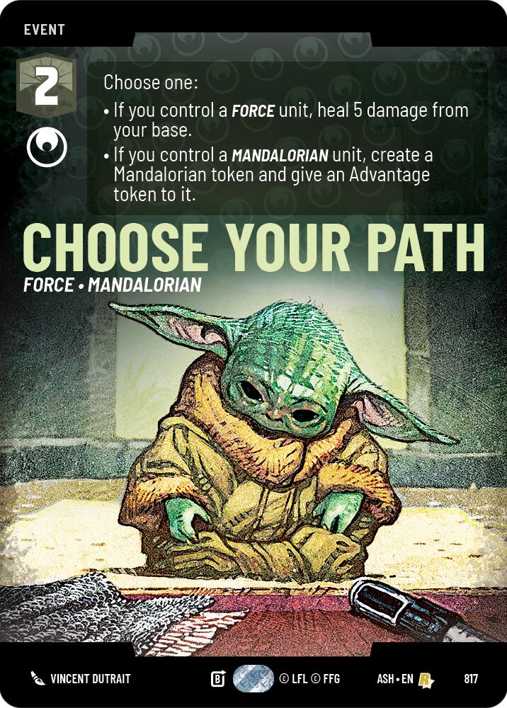 Choose Your Path (817) (Prestige) (817) [Ashes of the Empire] | Shuffle n Cut Hobbies & Games