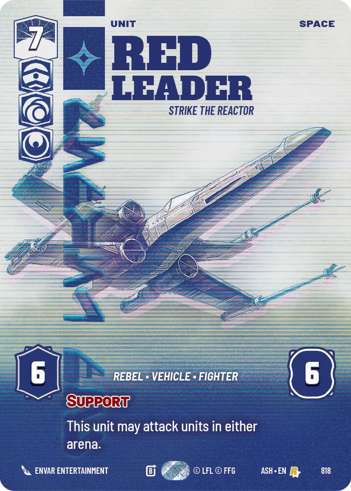 Red Leader - Strike the Reactor (818) (Prestige) (818) [Ashes of the Empire] | Shuffle n Cut Hobbies & Games