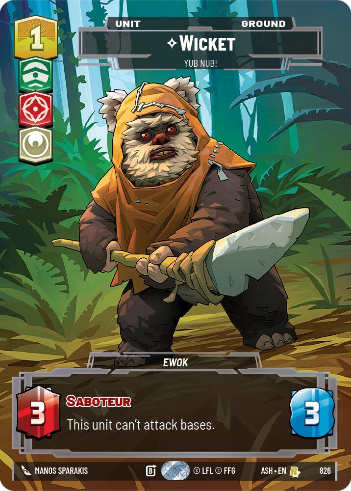 Wicket - Yub Nub! (826) (Prestige) (826) [Ashes of the Empire] | Shuffle n Cut Hobbies & Games
