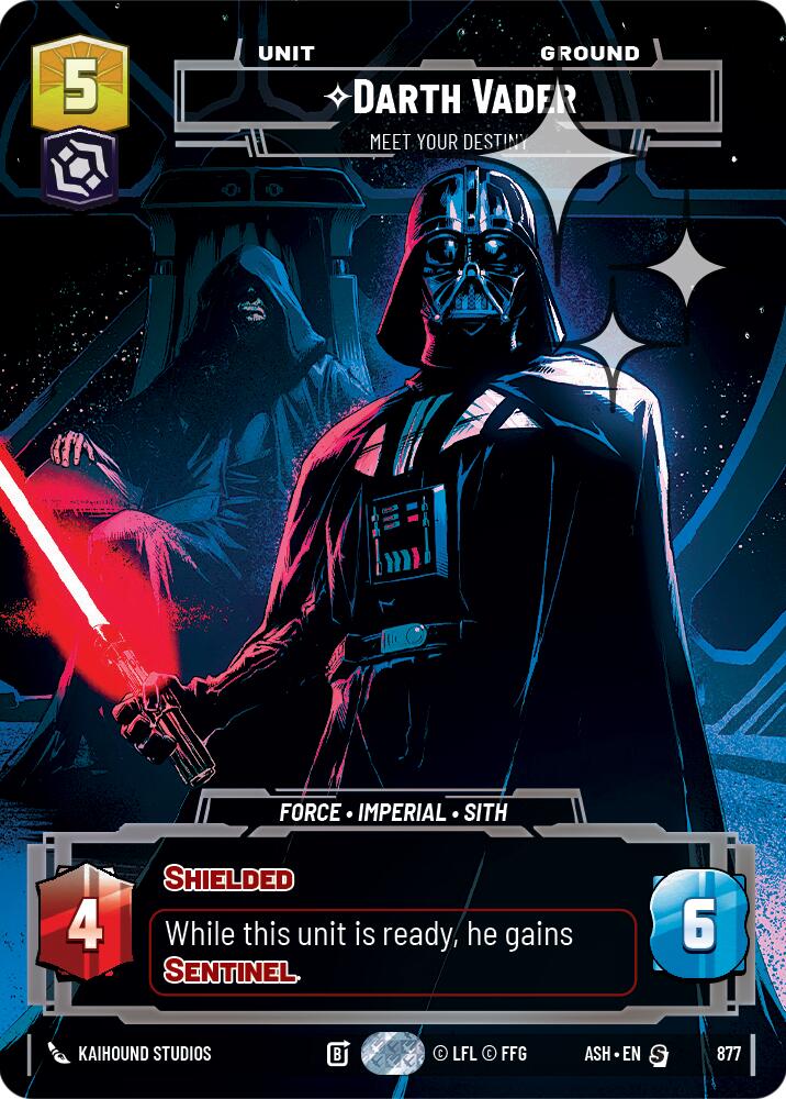 Darth Vader - Meet Your Destiny (877) (Prestige Foil) (877) [Ashes of the Empire] | Shuffle n Cut Hobbies & Games