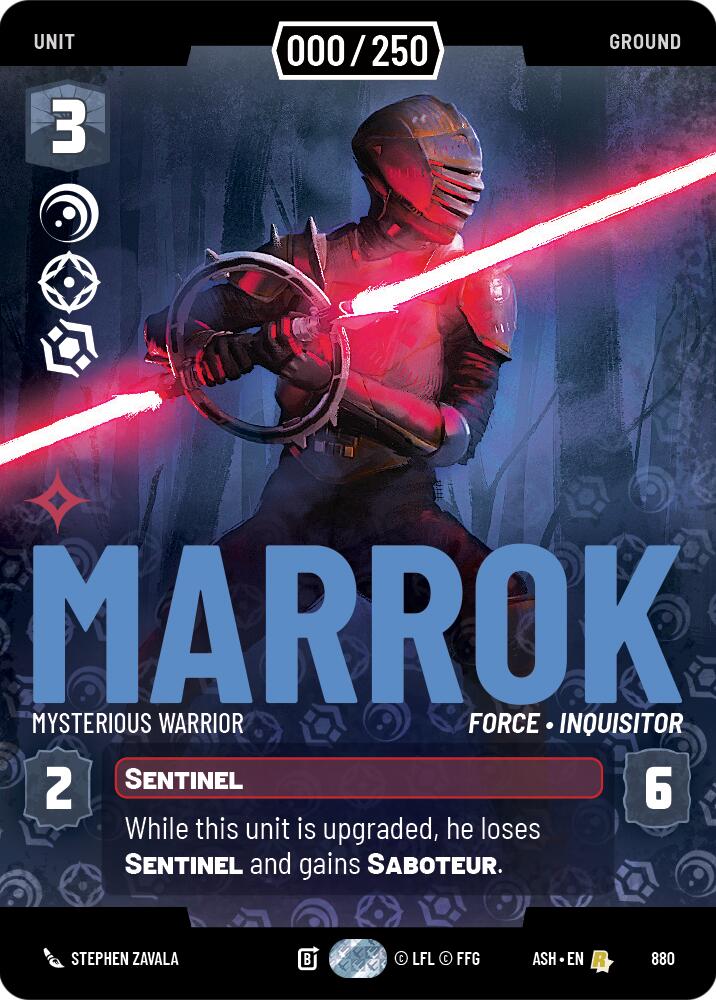 Marrok - Mysterious Warrior (880) (Serialized) (880) [Ashes of the Empire] | Shuffle n Cut Hobbies & Games
