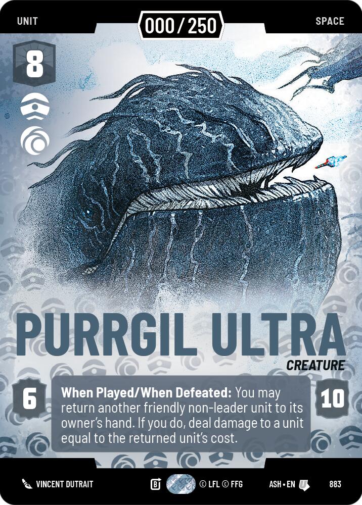 Purrgil Ultra (883) (Serialized) (883) [Ashes of the Empire] | Shuffle n Cut Hobbies & Games