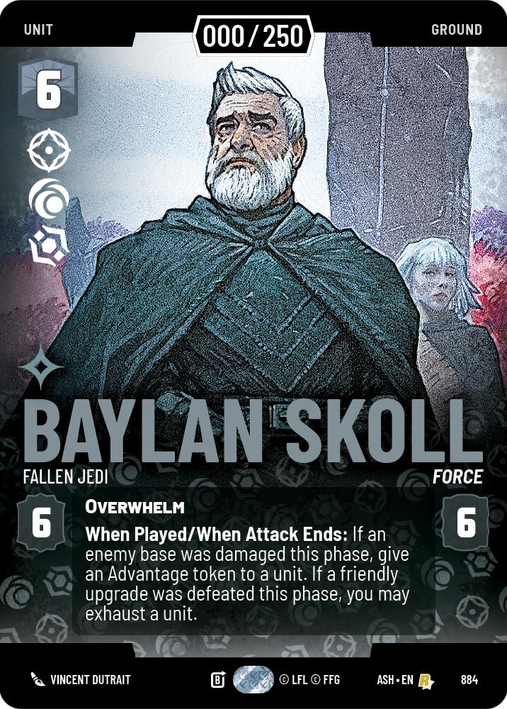 Baylan Skoll - Fallen Jedi (884) (Serialized) (884) [Ashes of the Empire] | Shuffle n Cut Hobbies & Games