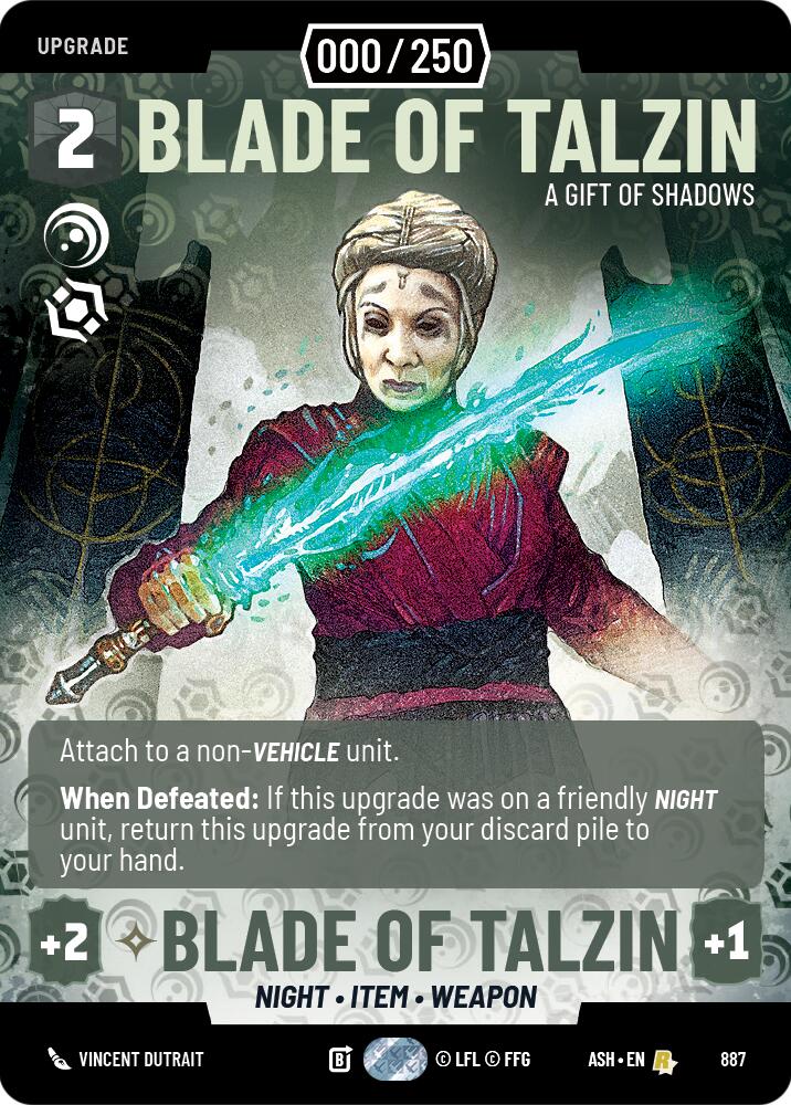 Blade of Talzin - A Gift of Shadows (887) (Serialized) (887) [Ashes of the Empire] | Shuffle n Cut Hobbies & Games