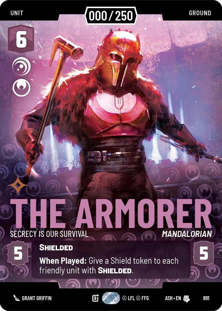 The Armorer - Secrecy is Our Survival (891) (Serialized) (891) [Ashes of the Empire] | Shuffle n Cut Hobbies & Games