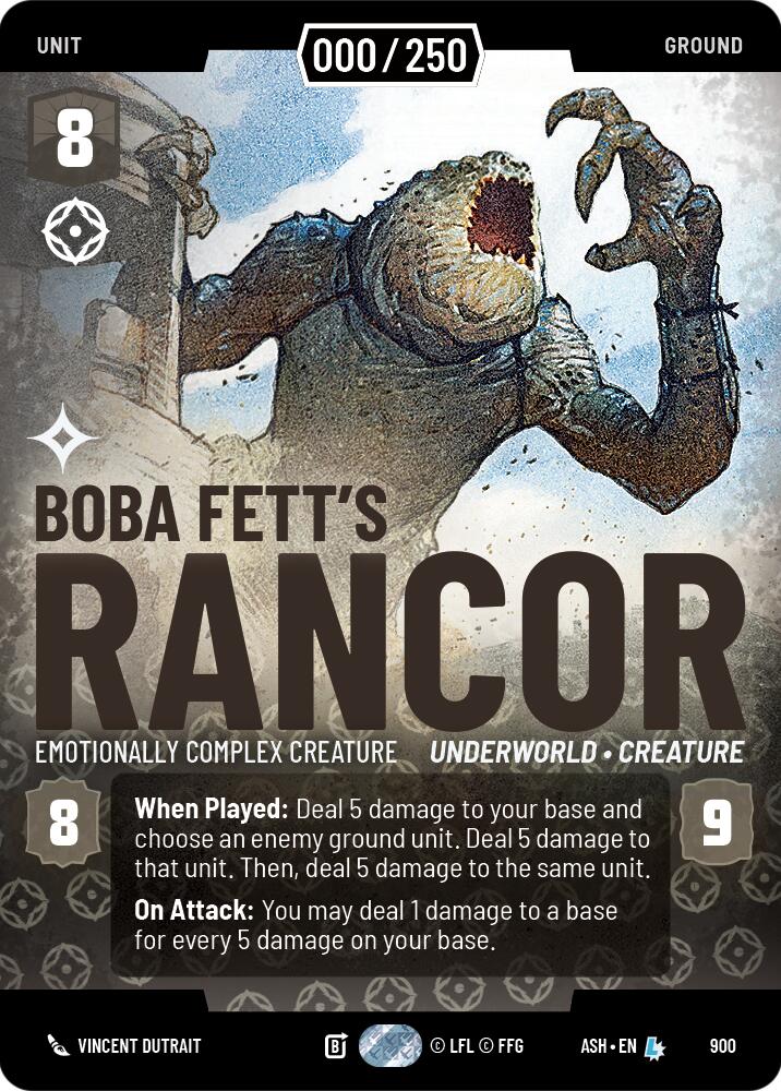 Boba Fett's Rancor - Emotionally Complex Creature (900) (Serialized) (900) [Ashes of the Empire] | Shuffle n Cut Hobbies & Games