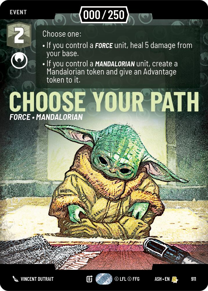 Choose Your Path (911) (Serialized) (911) [Ashes of the Empire] | Shuffle n Cut Hobbies & Games