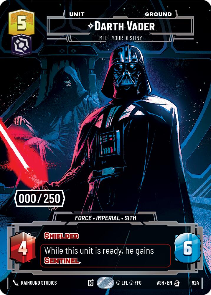 Darth Vader - Meet Your Destiny (924) (Serialized) (924) [Ashes of the Empire] | Shuffle n Cut Hobbies & Games