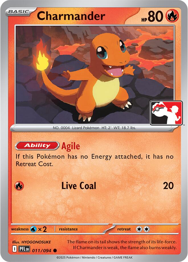 Charmander (011/094) [Prize Pack Series Nine] | Shuffle n Cut Hobbies & Games