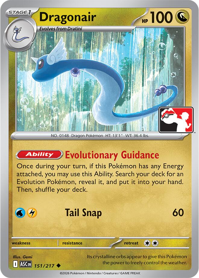 Dragonair (151/217) [Prize Pack Series Nine] | Shuffle n Cut Hobbies & Games