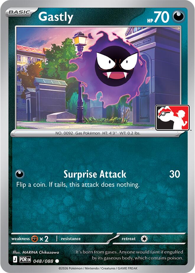 Gastly (048/088) [Prize Pack Series Nine] | Shuffle n Cut Hobbies & Games