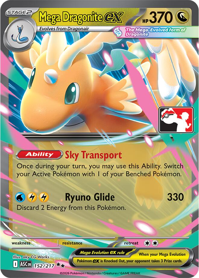 Mega Dragonite ex (152/217) [Prize Pack Series Nine] | Shuffle n Cut Hobbies & Games