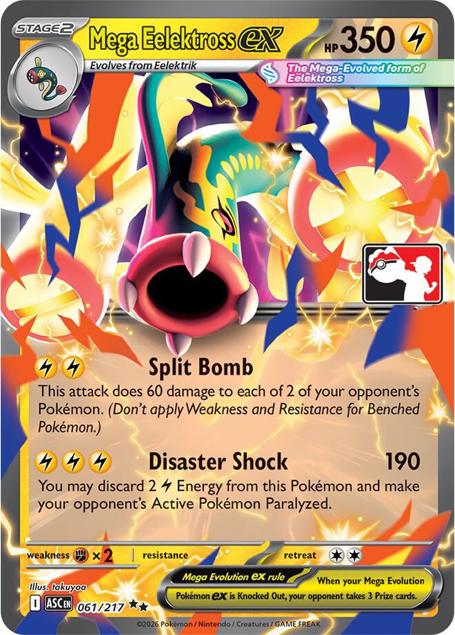 Mega Eelektross ex (061/217) [Prize Pack Series Nine] | Shuffle n Cut Hobbies & Games
