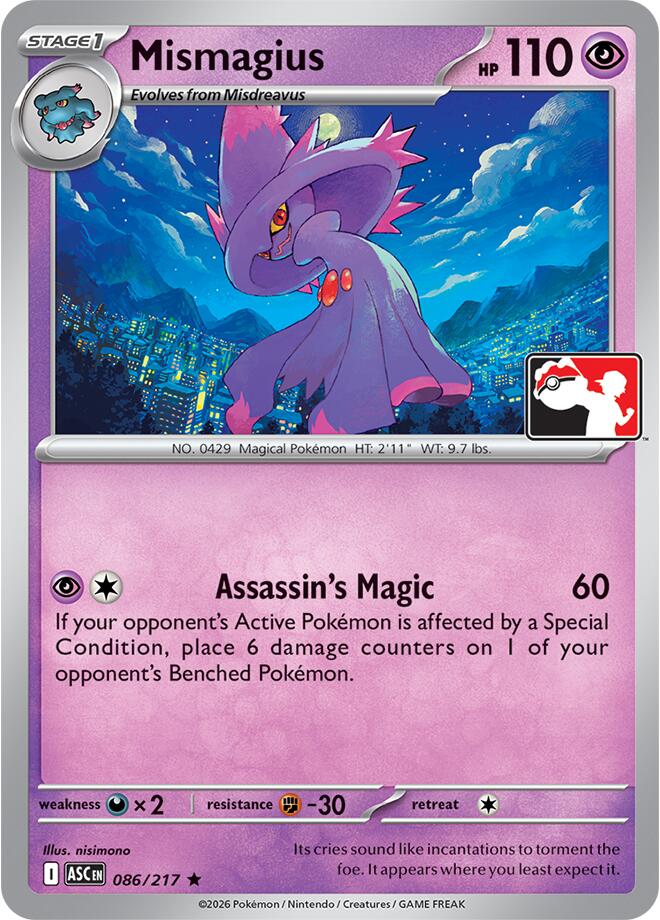 Mismagius (086/217) [Prize Pack Series Nine] | Shuffle n Cut Hobbies & Games